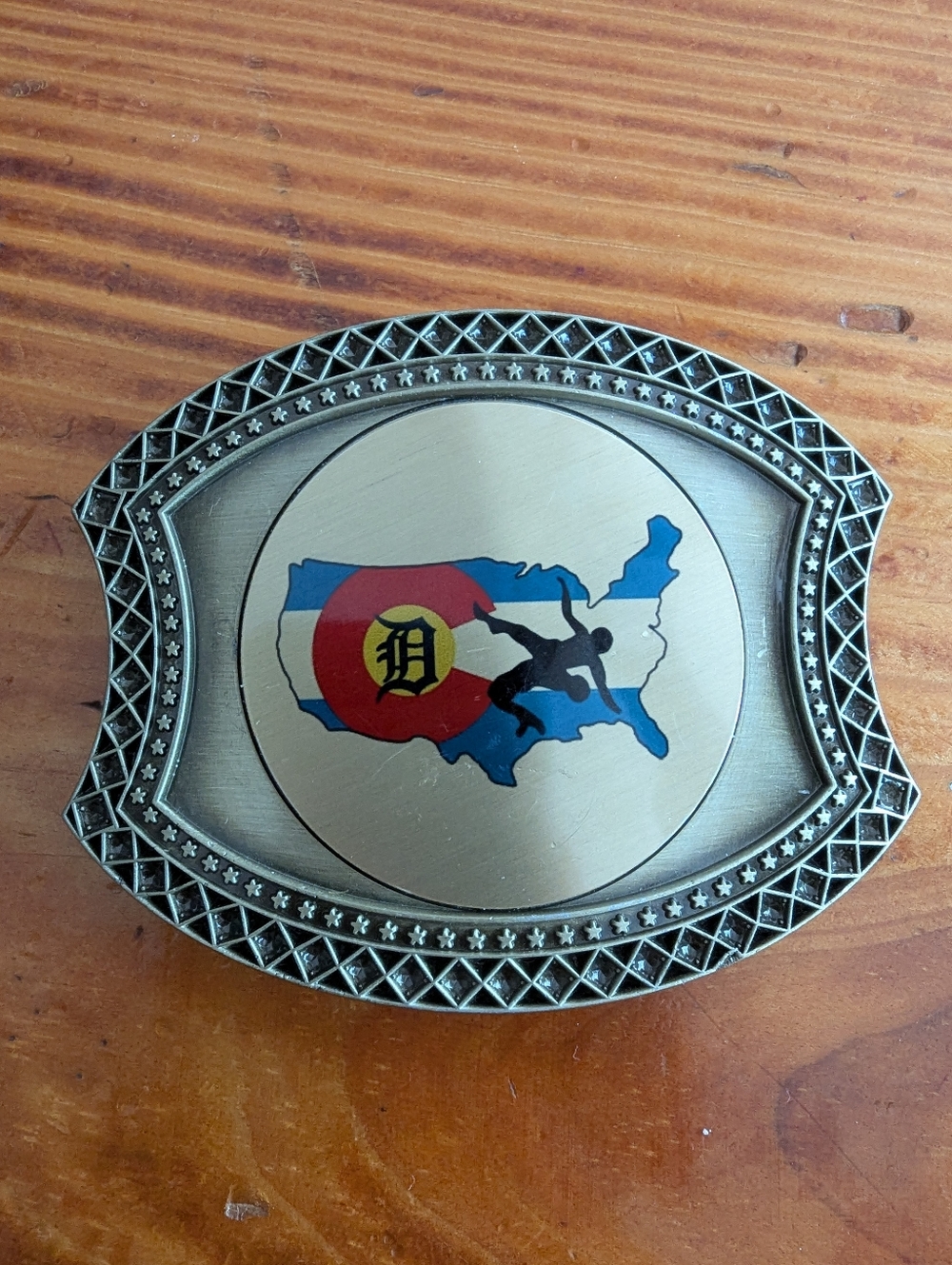Crown Trophy Memorabilia Belt Buckle